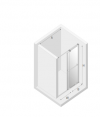NEW TRENDY Drzwi wnękowe Smart 100x200 pojedyncze, reling EXK-6577