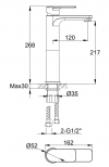 Kohlman Bateria umywalkowa TEXEN QB170T