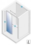 New Trendy - Drzwi prysznicowe PORTA / Linia Platinium