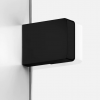 NEW TRENDY Drzwi wnękowe 160x200 Softi X Black, drzwi podwójne, przesuwne, typu soft close EXK-5372