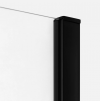 NEW TRENDY Drzwi wnękowe Prime Black 100x200, pojedyncze D-0316A/D-0317A 