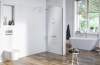 EXCELLENT Vidoq walk-in ścianka prysznicowa prosta 90x200 cm, powłoka Clean Control, chrom KAEX.1506.900.LP.CR