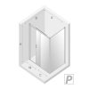 NEW TRENDY Kabina prysznicowa przesuwna PRIME WHITE 110x70x200 K-1360/K-1388