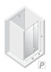 NEW TRENDY Drzwi wnękowe Eventa Gold Shine 100x200, drzwi pojedyncze EXK-4675/EXK-4676