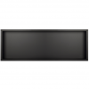 Balneo Półka wnękowa z kołnierzem Wall Box One 90 x 30 x 7 cm, czarna