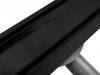 AQUALine - Odpływ liniowy podłogowy 2w1 pod płytkę CZARNY Matowy Obrotowy syfon 90cm R04BK900