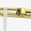  NEW TRENDY Kabina prysznicowa PRIME LIGHT GOLD drzwi przesuwne 120x80x200  D-0424A/D-0223B