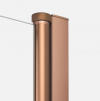 NEW TRENDY DRZWI WNĘKOWE NEW SOLEO 150x195 COPPER BRUSHED, wahadłowe, podwójne D-0549A