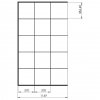 NEW TRENDY - Kabina Walk In New Modus BLACK 70X200 EXK-0244