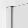 NEW TRENDY Kabina prysznicowa półokrągła NEW KOMFORT 90x90x195 szkło czyste 6mm K-0436