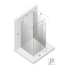 NEW TRENDY Kabina przyścienna AVEXA GOLD SHINE 80x90x200 EXK-2126/EXK-2096 POLSKA PRODUKCJA