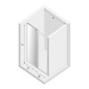 NEW TRENDY Drzwi prysznicowe przesuwne samodomykające SOFTI 150x200 EXK-3900