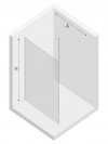 NEW TRENDY Kabina prysznicowa NESTA WALK-IN U 110x200 szkło czyste 8mm Active Shield 2.0 - WSPORNIK SUFITOWY K-1718-WS