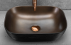 REA - Umywalka nablatowa BELINDA  / Copper Brush / Black