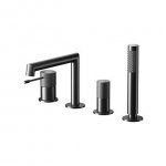 CERSANIT - Bateria nawannowa wielootworowa ZEN by Cersanit czarny gun metal  S951-793