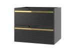 MEGSTYL VESPER-02 Szafka pod umywalkę 60cm czarny mat  VESPER-0000-0005993