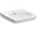 Geberit  Umywalka Selnova Comfort bez barier T55CM, Z PRZELEWEM, Z OTWOREM NA BATERIĘ 501.461.00.7