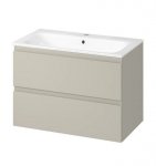 CERSANIT - Set C469 - Szafka łazienkowa z umywalką MODUO 80 cm kolor Kaszmir  S801-592