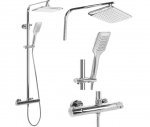 TRES CLASIC Bateria dwuuchwytowa umywalkowa- chrom 24210201