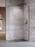 NEW TRENDY Kabina ścianka walk-in NESTA 70x200 Gunmetal Brushed K-1754