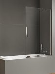 NEW TRENDY Parawan nawannowy Smart 80x150, dwuelementowy, wspornik skośny EXK-4094-WU