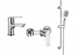 KUCHINOX - Komplet baterii łazienkowych BORGO - prysznic  BKBA041D