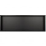 Balneo Półka wnękowa z kołnierzem Wall Box One 90 x 30 x 7 cm, czarna