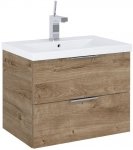 AQUAFORM - Set FRAME 50 2S zestaw szafka + umywalka DĄB CANELA 169182