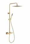 ARMATURA KRAKÓW Zestaw prysznicowy z baterią termostatyczną LOGON PREMIUM BRUSHED LIGHT GOLD 5746-920-39