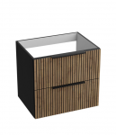 LAVITA Szafka wisząca Oklahoma Wood Black 600