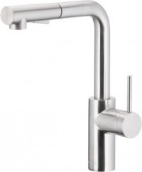 ARMATURA KRAKÓW KFA DUERO BASIC INOX BATERIA KUCHENNA Z WYCIĄGANĄ WYLEWKĄ 6623-110-22 
