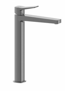 ARMATURA KRAKÓW KFA Bateria umywalkowa nablatowa MALAGA GUN METAL GREY 4522-712-61