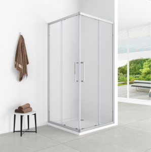 AQUAFORM LAZURO KABINA KWADRATOWA 90X90X200 CHROM, SZKŁO CZYSTE 6MM EASY CLEAN AQ.101-502110