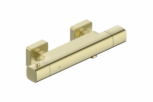 ARMATURA KRAKÓW KFA Bateria natryskowa termostatyczna MALAGA BRUSHED LIGHT GOLD 5756-010-31
