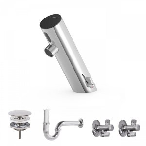 TRES ELECTRONIC Zestaw baterii elektronicznej z systemem wstępnego mieszania do umywalki-39210390