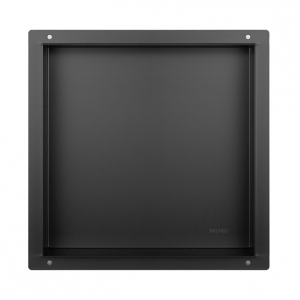 Balneo Półka wnękowa bez kołnierza Wall Box No rim 30 x 30 x 7 cm, czarna