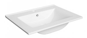 AQUAFORM - umywalka meblowa ceramiczna BILBAO 80 głębokość 46 biała z otworem  AQ.448-0421180
