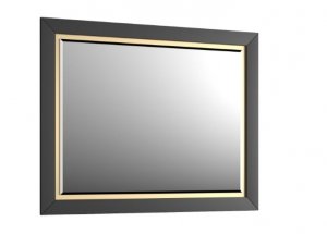 KROFAM - Lustro CHIC 100x80cm, czarny satyna CH2 CH 10095-45/43Z-W