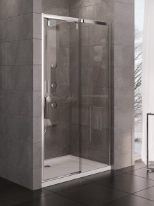 NEW TRENDY Drzwi prysznicowe przesuwne szkło 8mm PORTA 120x200 PL PRODUKCJA