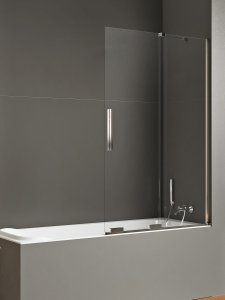NEW TRENDY Parawan nawannowy Smart 80x150, dwuelementowy, wspornik skośny EXK-4094-WU