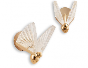 TOOLIGHT KINKIET ŚCIENNY LED LHJ104-1W JASNE RÓŻOWE ZŁOTO