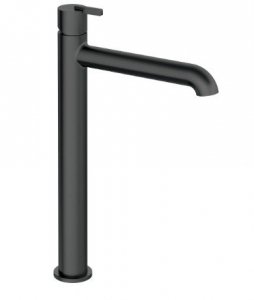 DEANTE - Bateria umywalkowa SILIA wysoka Nero/Czarny Mat BQS_N20K