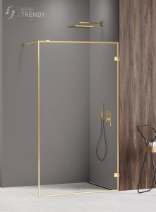 NEW TRENDY Kabina ścianka prysznicowa walk-in AVEXA GOLD SHINE 50x200 EXK-2156