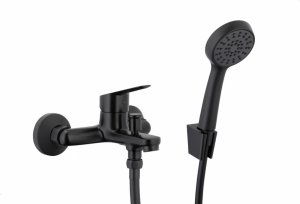 ARMATURA KRAKÓW KFA Bateria wannowa z natryskiem punktowym SPARC BLACK 5414-510-81 