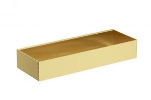 OMNIRES koszyk prysznicowy, 30 x 5 x 11 cm mosiądz szczotkowany UN10335BSB
