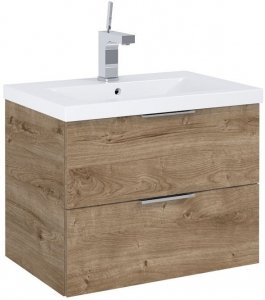 AQUAFORM - Set FRAME 50 2S zestaw szafka + umywalka DĄB CANELA 169182
