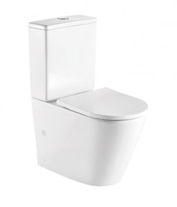 AQUAFORM - kompakt wc LA CORUNA Storm z deską duroplastową wolnoopadającą i spłukiwaniem wirowym, kolor biały  AQ.330-601162 