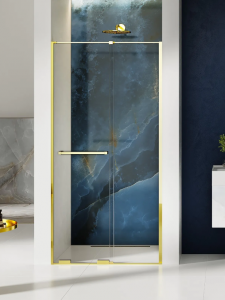 NEW TRENDY Drzwi wnękowe 160x200 Smart Light Gold, pojedyncze, reling EXK-6689