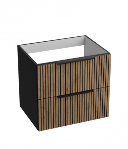LAVITA Szafka wisząca Oklahoma Wood Black 600