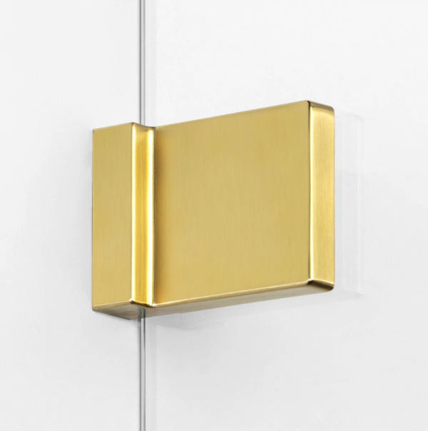 NEW TRENDY Kabina prysznicowa walk in Avexa Gold Brushed, jednoelementowa, z wieszakiem relingowym. Grubość szkła 8mm 100x200 EXK-7037